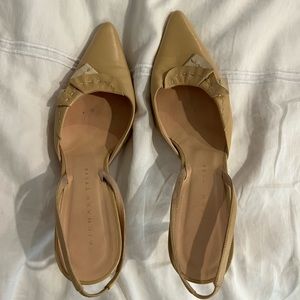 Richard tyler beige heels size 10 womens.